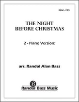 The Night Before Christmas piano sheet music cover